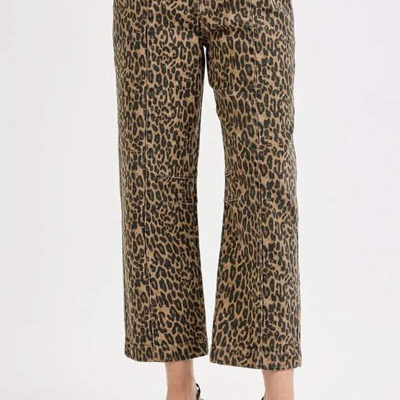 RISEN Full Size Mid Rise Crop Relaxed Jeans Plus Size - Picture 6 of 6